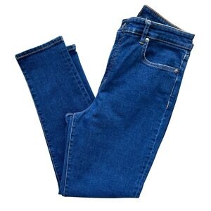 Lauren Ralph Lauren Womens High Rise Skinny Jeans Dark Indigo Blue Size 10